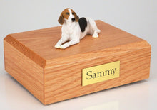 Load image into Gallery viewer, American Foxhound Pet Funeral Cremation Urn Avail in 3 Diff Colors &amp; 4 Sizes
