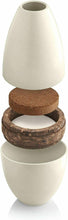 Load image into Gallery viewer, Biotree Planter Cremation Urn Natural Bamboo &amp; Plant Fiber Holds 90 Cubic Inches
