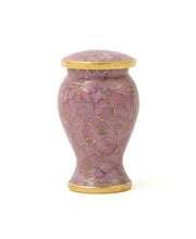 Load image into Gallery viewer, Cloisonne Keepsake Funeral Cremation Urn for Ashes, 5 Cubic Inches
