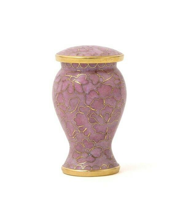 Cloisonne Keepsake Funeral Cremation Urn for Ashes, 5 Cubic Inches