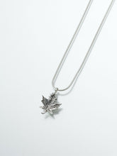 Load image into Gallery viewer, Sterling Silver Maple Leaf Memorial Jewelry Pendant Funeral Cremation Urn
