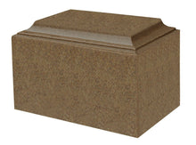 Load image into Gallery viewer, Large/Adult 225 Cubic Inch Tuscany Walnut Cultured Granite Cremation Urn
