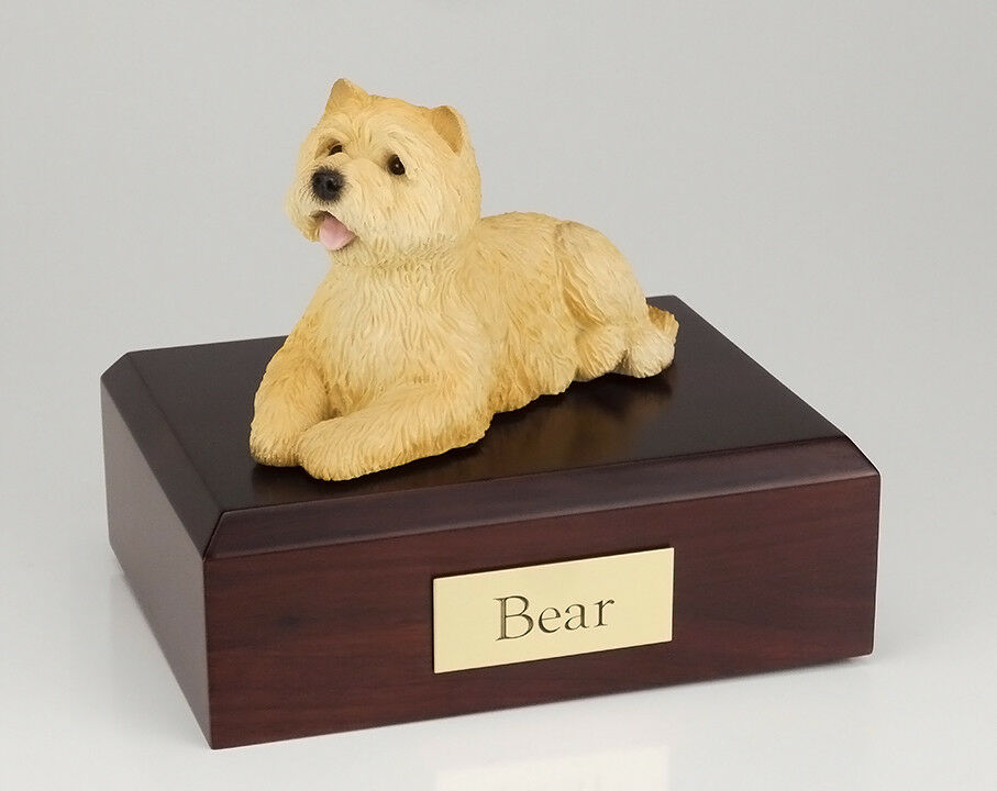 Cairn Terrier Pet Funeral Cremation Urn Available 3 Different Colors & 4 Sizes