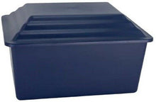 Load image into Gallery viewer, Large/Adult Blue Polymer Urn Vault for Ground Burial for Funeral Cremation Urn
