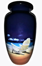Load image into Gallery viewer, Large/Adult Beach Chair By Ocean Aluminum Funeral Cremation Urn For Ashes 200 CI
