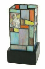 Load image into Gallery viewer, Small/Keepsake Stained Glass Paragon Cremation Urn w/LED - Geometric
