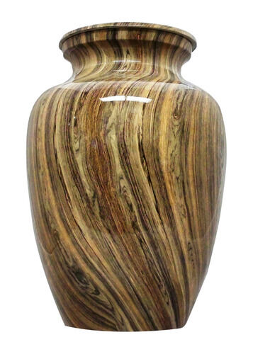 Weathered Woody 210 Cubic Inches Large/Adult Funeral Cremation Urn for Ashes