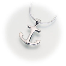 Load image into Gallery viewer, Sterling Silver Anchor Memorial Jewelry Pendant Funeral Cremation Urn
