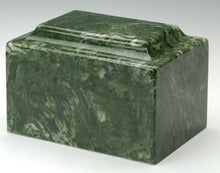 Load image into Gallery viewer, Classic Marble Emerald Adult Cremation Urn, 210 Cubic Inches, TSA Approved
