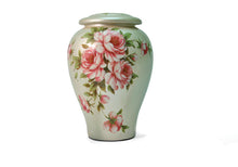 Load image into Gallery viewer, White Ceramic Keepsake Funeral Cremation Urn for Ashes, 10 Cubic Inches
