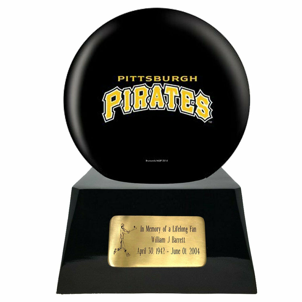 Pittsburgh Pirates Sports Team Adult Baseball Funeral Cremation Urn For Ashes