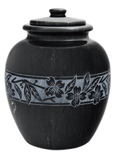 Load image into Gallery viewer, Large/Adult 205 Cubic Inches  Dogwood Natural Marble Urn for Cremation Ashes
