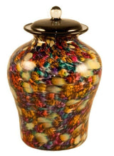 Load image into Gallery viewer, XL/Companion 400 Cubic In Palermo Desert Funeral Glass Cremation Urn for Ashes
