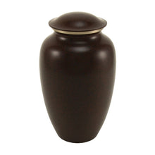 Load image into Gallery viewer, New,Solid Brass MAUS Earth Large Cremation Urn, 195 Cubic Inches
