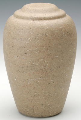 Large Grecian Stone Tone Catalina Adult Cremation Urn, 190 Cu. In. TSA Approved