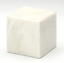 Load image into Gallery viewer, Small Cube Onyx Pearl Keepsake Cremation Urn, 18 Cubic Inches, TSA Approved

