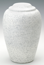 Load image into Gallery viewer, Grecian Stone Tone Granitone Keepsake Cremation Urn, 35 Cubic In. TSA Approved
