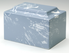 Load image into Gallery viewer, Small/Keepsake Marble Wedgewood Funeral Cremation Urn, 5 Cubic Inch TSA Approved
