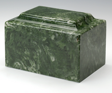 Load image into Gallery viewer, Classic Emerald Infant/Pet/Child Cremation Urn, 100 Cubic Inches, TSA Approved
