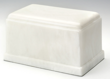Load image into Gallery viewer, Olympus Onyx Pearl Adult Funeral Cremation Urn, 275 Cubic Inches TSA Approved

