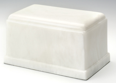 Olympus Onyx Pearl Adult Funeral Cremation Urn, 275 Cubic Inches TSA Approved
