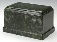 Load image into Gallery viewer, Olympus Cultured Marble Verde Adult Cremation Urn, 275 Cubic Inches TSA Approved
