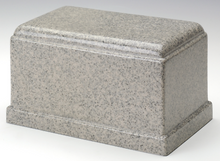 Load image into Gallery viewer, Olympus Mist Gray Granite Adult Cremation Urn, 275 Cubic, Inches TSA Approved
