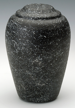 Load image into Gallery viewer, Grecian Stone Tone Nocturne Keepsake Cremation Urn, 35 Cubic Inches TSA Approved
