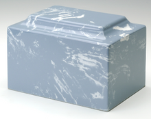 Load image into Gallery viewer, Classic Marble Wedgewood Adult Cremation Urn, 325 Cubic Inches, TSA Approved
