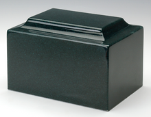 Load image into Gallery viewer, Oversize Classic Green Granite Adult Cremation Urn, 325 Cubic Inch TSA Approved
