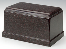 Load image into Gallery viewer, Olympus Vintage Red Granite Adult Cremation Urn, 275 Cubic Inches, TSA Approved
