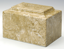 Load image into Gallery viewer, Marble Neptune Infant/Child/Pet Funeral Cremation Urn 50 Cubic Inch TSA Approved
