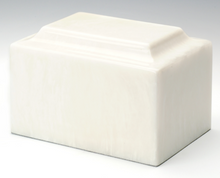 Load image into Gallery viewer, Classic Onyx Pearl Adult Funeral Cremation Urn, 210 Cubic Inches, TSA Approved
