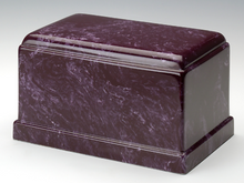 Load image into Gallery viewer, Olympus Cultured Marble Merlot Adult Cremation Urn, 275 Cubic Inch TSA Approved
