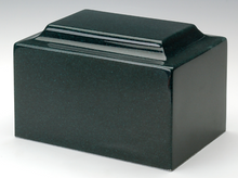 Load image into Gallery viewer, Keepsake Classic Green Granite Funeral Cremation Urn, 25 Cubic Inch TSA Approved
