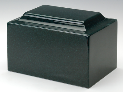 Keepsake Classic Green Granite Funeral Cremation Urn, 25 Cubic Inch TSA Approved