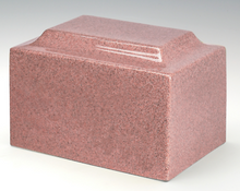 Load image into Gallery viewer, Classic Granite Champagne 100 Cubic Inches Cremation Urn For Ashes, TSA Approved
