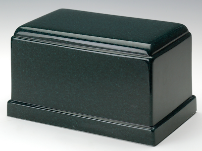 Olympus Sea Holly Green Granite Adult Cremation Urn, 275 Cubic Inch TSA Approved