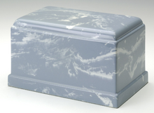 Load image into Gallery viewer, Olympus Cultured Marble Wedgewood Adult Cremation Urn, 275 Cu. In. TSA Approved
