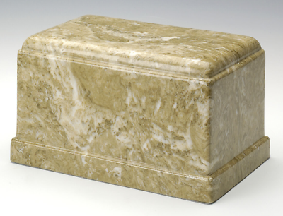 Olympus Cultured Marble Neptune Adult Cremation Urn, 275 Cu. Inch TSA Approved