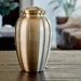 Load image into Gallery viewer, Large/Adult 200 Cubic Inch Bronze Classic Gloss Stainless Steel Cremation Urn
