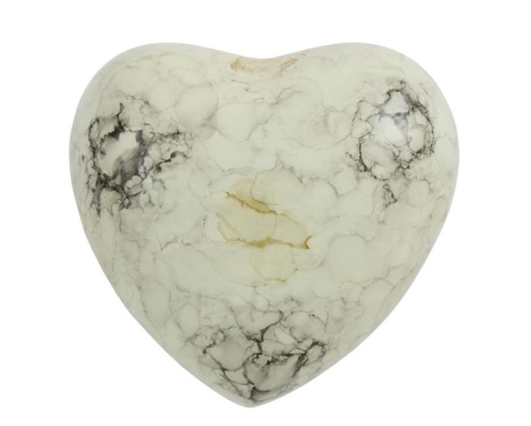Keepsake Funeral Cremation Urn for ashes,3 Cubic Inches-Glenwood White Marble