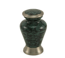 Load image into Gallery viewer, Keepsake Funeral Cremation Urn for ashes,5 Cubic Inches-Glenwood Gray Marble

