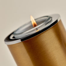 Load image into Gallery viewer, Small/Keepsake Aluminum Bronze Memory Light Cremation Urn, 20 cubic inches
