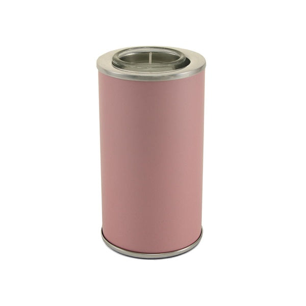 Small/Keepsake Aluminum Pink Memory Light Cremation Urn, 20 cubic inches