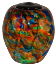 Load image into Gallery viewer, Large/Adult 220 Cubic Inch Florence Autumn Funeral Glass Cremation Urn for Ashes
