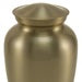 Load image into Gallery viewer, Large/Adult 200 Cubic Inch Bronze Classic Gloss Stainless Steel Cremation Urn
