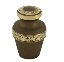 Load image into Gallery viewer, 6 Keepsake Set Bronze Funeral Cremation Urns for Ashes, 5 Cubic Inches each
