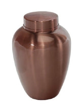 Load image into Gallery viewer, Small/Keepsake 30 Cubic Inches Copper Stainless Steel Cremation Urn for Ashes
