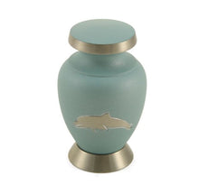Load image into Gallery viewer, 6 Keepsake Set Turquoise Blue Dolphin Funeral Cremation Urns,5 Cubic Inch each
